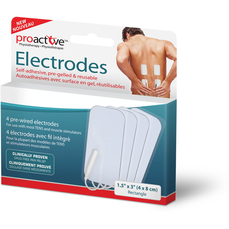 ProActive Self Adhesive Electrodes (1 1/2 Inch X 3 Inch)