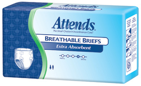 Attends Extra Absorbent Breathable Briefs