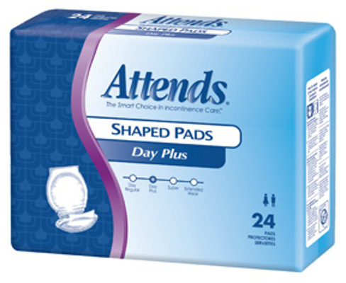 Attends DayPlus Shaped Pads