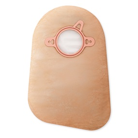 New Image Two-Piece Closed Ostomy Pouch Quietwear Filter